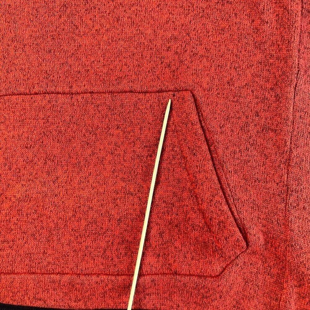 NIKE Womens SZ S Pullover Hoodie Long Sleeves Kangaroo Pocket Logo Red - Picture 15 of 15